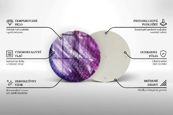 Kuchynská doska veľká zo skla Maľovanie abstrakcie