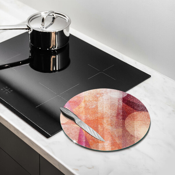 Kuchynská doska veľká zo skla Abstraktné umenie