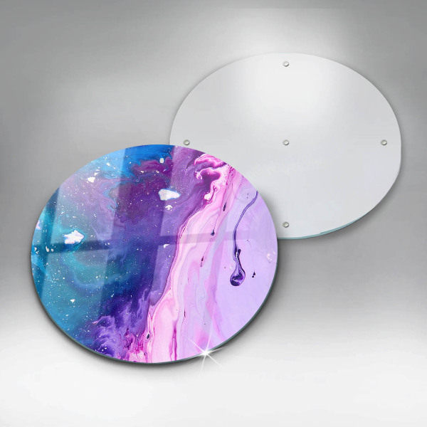 Kuchynská doska veľká zo skla Abstrakce atramenty