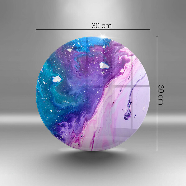 Kuchynská doska veľká zo skla Abstrakce atramenty