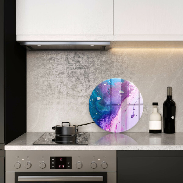 Kuchynská doska veľká zo skla Abstrakce atramenty