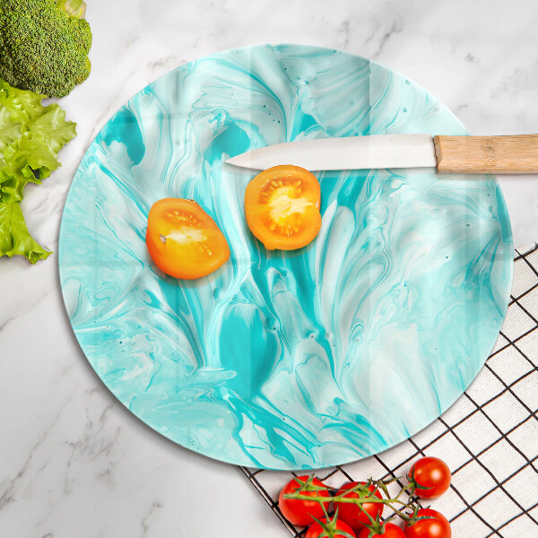 Kuchynská doska veľká zo skla Abstrakcia farby