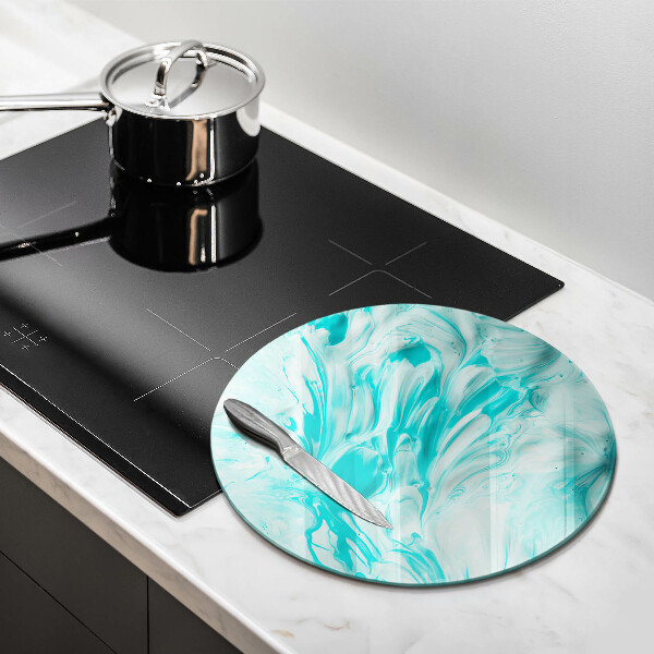 Kuchynská doska veľká zo skla Abstrakcia farby