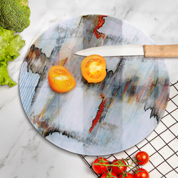 Kuchynská doska zo skla Abstrakcia farby