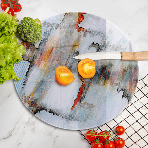 Kuchynská doska zo skla Abstrakcia farby