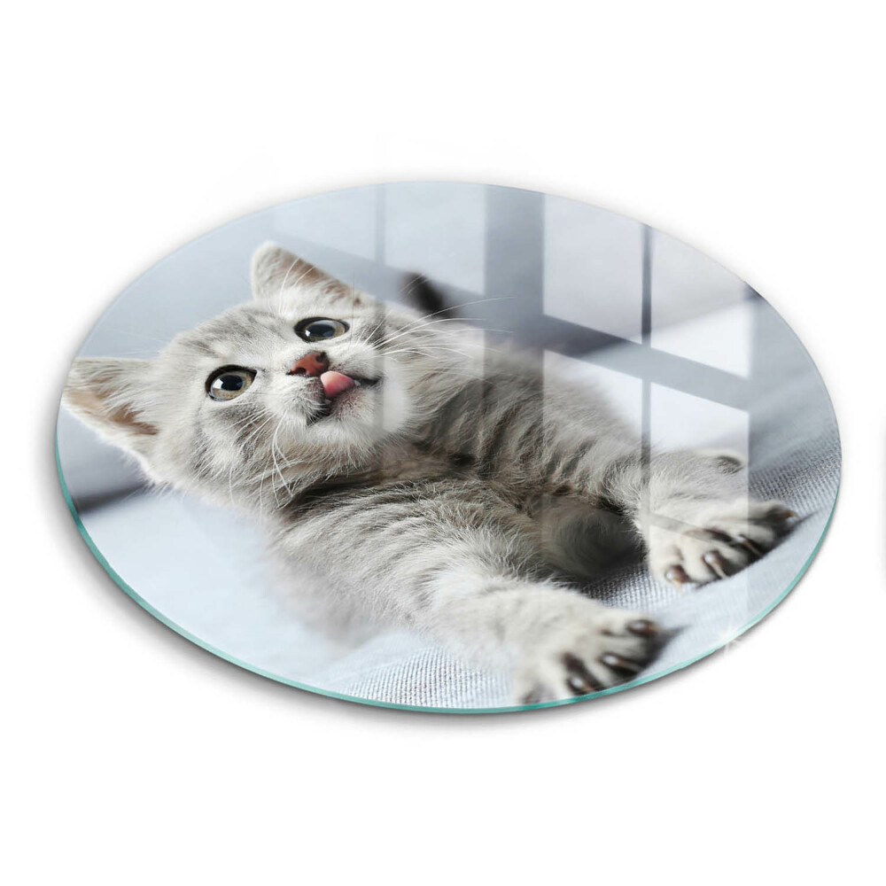 Kuchynská doska zo skla Malé roztomilé mačiatko
