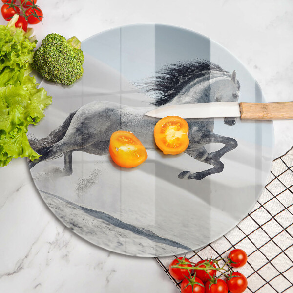 Kuchynská doska zo skla Osy bieleho koňa