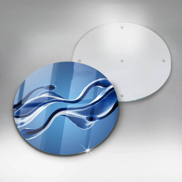 Kuchynská doska zo skla Abstrakcia tekutín