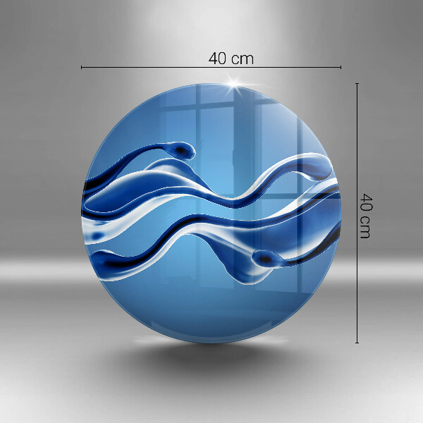 Kuchynská doska zo skla Abstrakcia tekutín