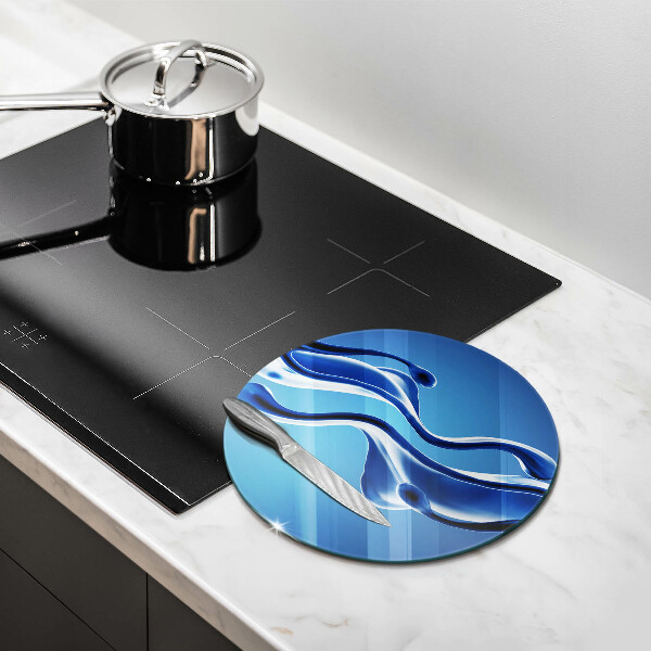 Kuchynská doska zo skla Abstrakcia tekutín