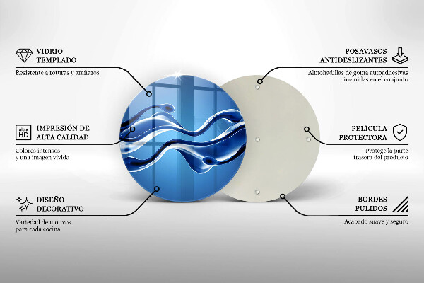 Kuchynská doska zo skla Abstrakcia tekutín