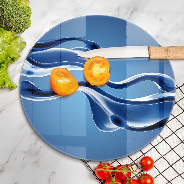 Kuchynská doska zo skla Abstrakcia tekutín