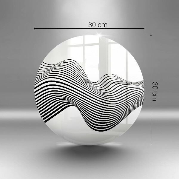 Kuchynská doska zo skla Lineárna abstrakcia