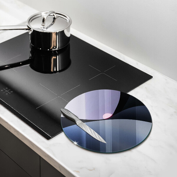 Kuchynská doska zo skla Abstraktné tvary