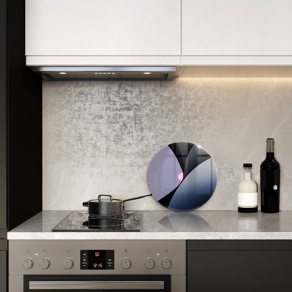 Kuchynská doska zo skla Abstraktné tvary