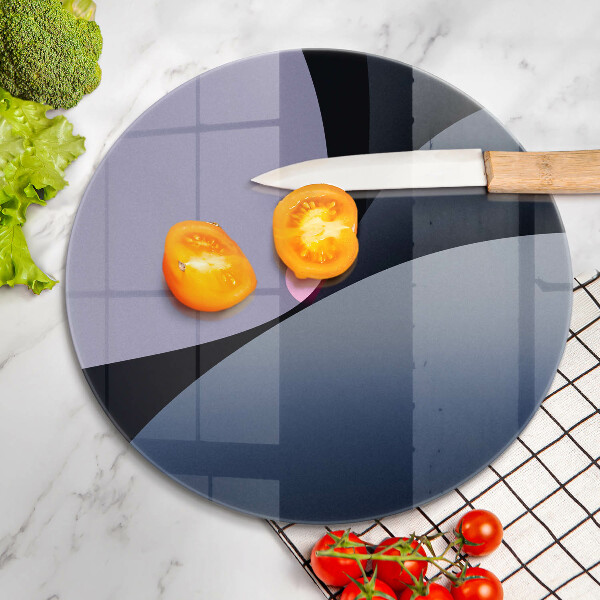 Kuchynská doska zo skla Abstraktné tvary