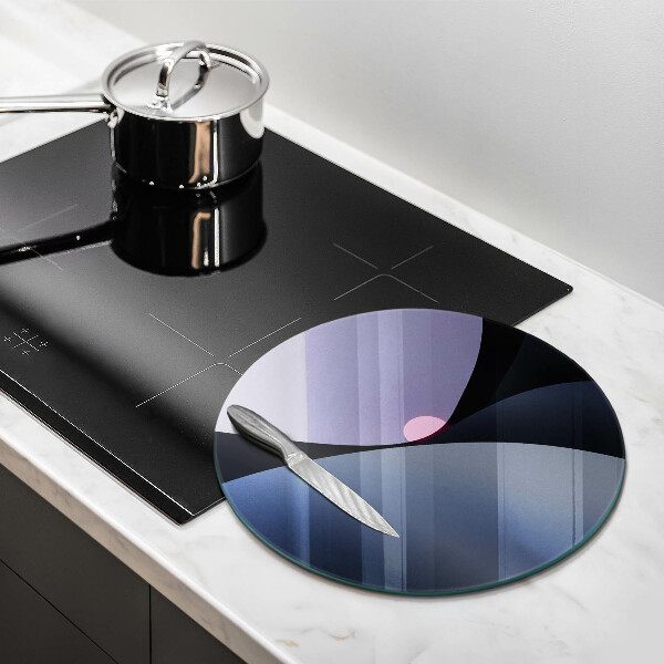 Kuchynská doska zo skla Abstraktné tvary