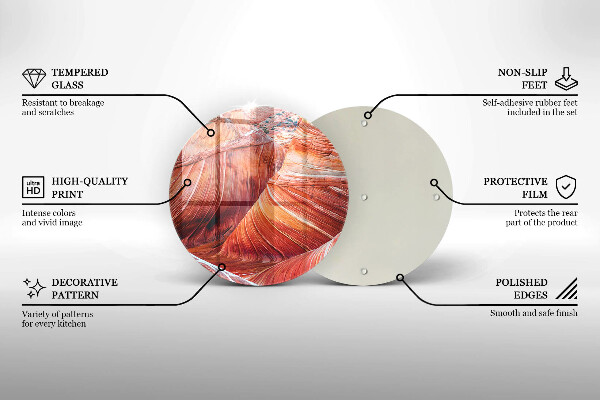Kuchynská doska zo skla Grand Canyon