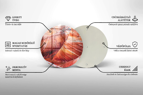 Kuchynská doska zo skla Grand Canyon