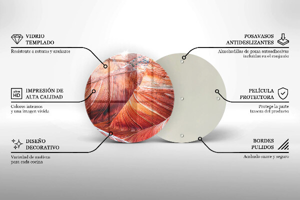 Kuchynská doska zo skla Grand Canyon