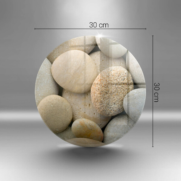 Kuchynská doska zo skla Vzor oválnych kamienkov