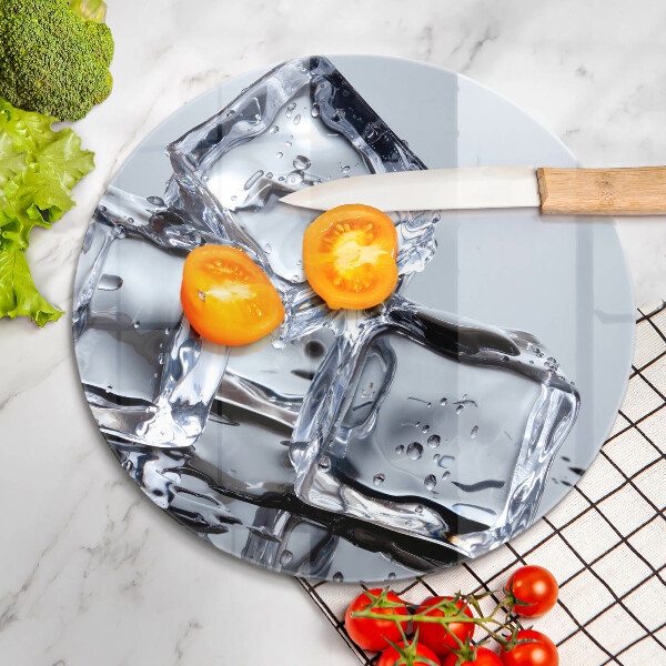 Kuchynská doska zo skla Kocky ľadu