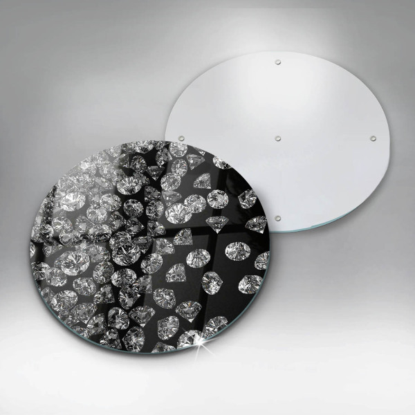 Kuchynská doska zo skla Diamanty diamanty