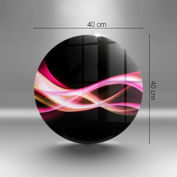 Kuchynská doska zo skla Abstraktný neónový dym