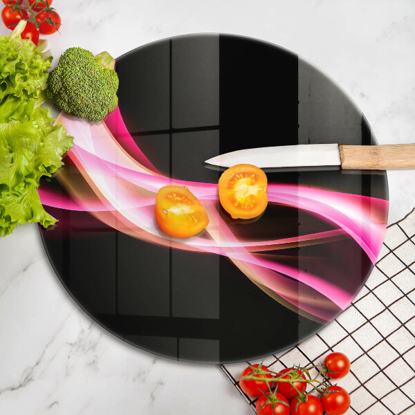 Kuchynská doska zo skla Abstraktný neónový dym