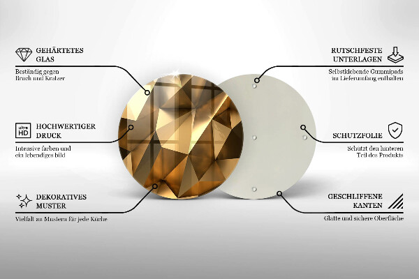 Kuchynská doska zo skla Pozadie abstrakcie štruktúry