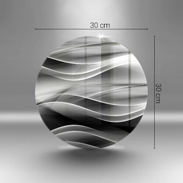 Kuchynská doska zo skla Abstraktné línie dymu