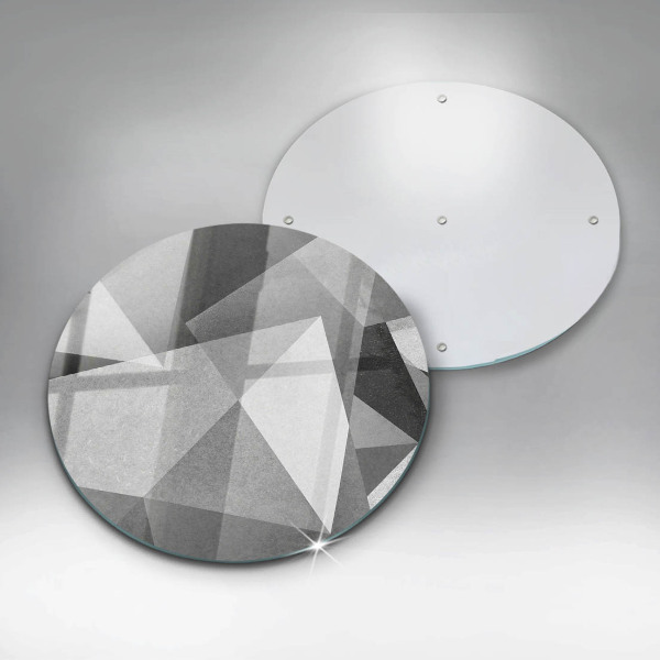 Kuchynská doska zo skla Konkrétna ostrá abstrakcia