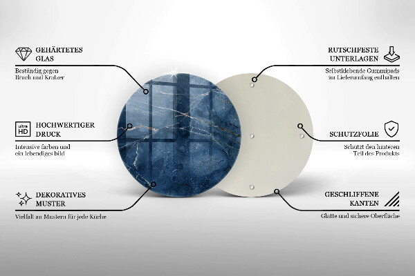 Kuchynská doska veľká zo skla Textúra mramorového kameňa