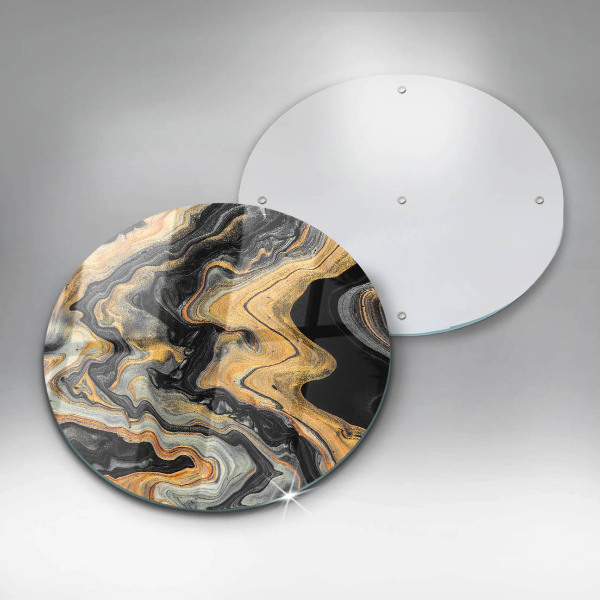 Kuchynská doska veľká zo skla Abstraktná štruktúra