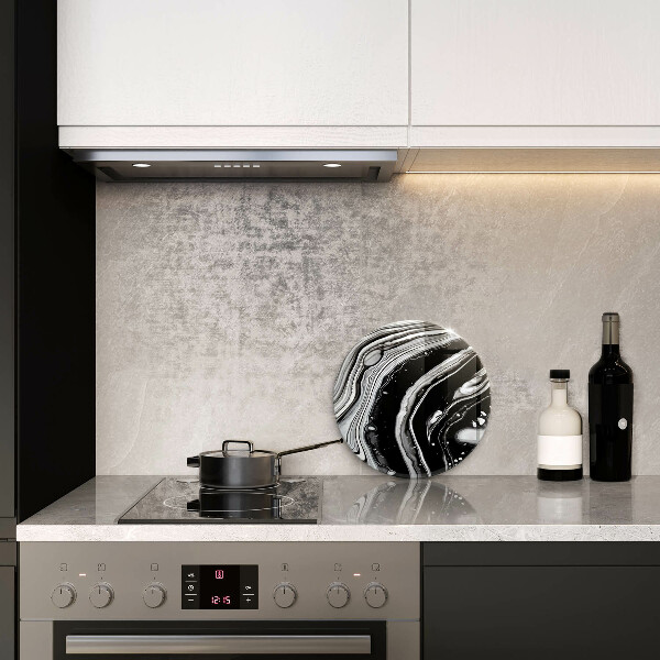 Kuchynská doska veľká zo skla Atramentová abstrakcia