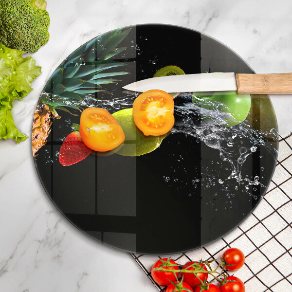 Kuchynská doska zo skla Ovocie vo vode