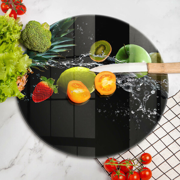 Kuchynská doska zo skla Ovocie vo vode