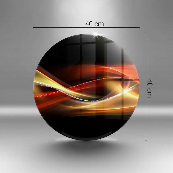 Kuchynská doska zo skla Abstraktný dym a svetlo