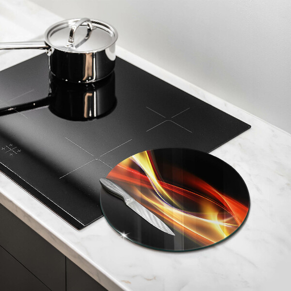 Kuchynská doska zo skla Abstraktný dym a svetlo