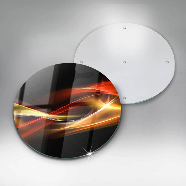 Kuchynská doska zo skla Abstraktný dym a svetlo