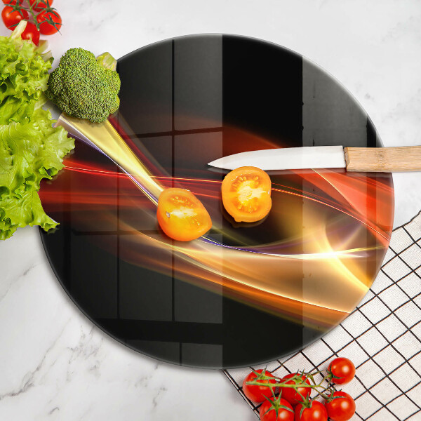 Kuchynská doska zo skla Abstraktný dym a svetlo