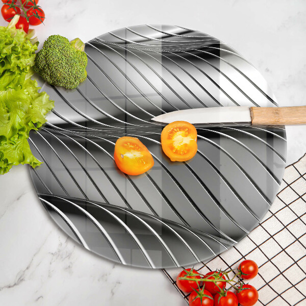 Kuchynská doska zo skla 3D kovová konštrukcia