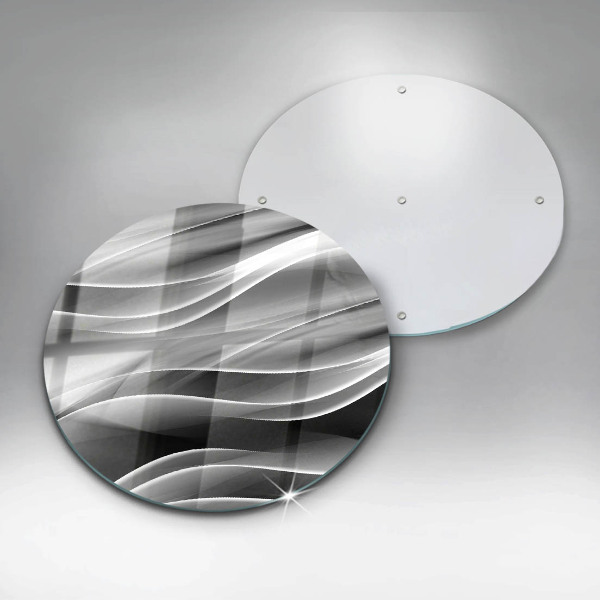 Kuchynská doska veľká zo skla Abstrakcia jemné línie