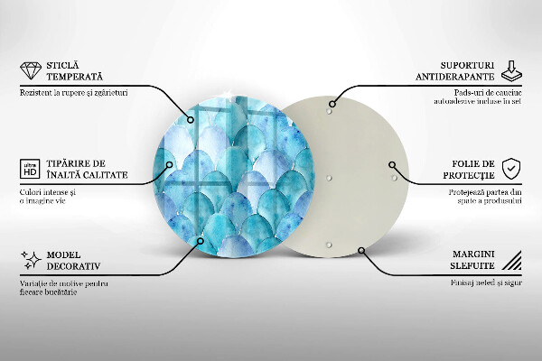 Kuchynská doska zo skla Akvarelové váhy