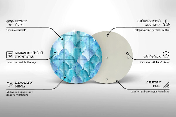 Kuchynská doska zo skla Akvarelové váhy