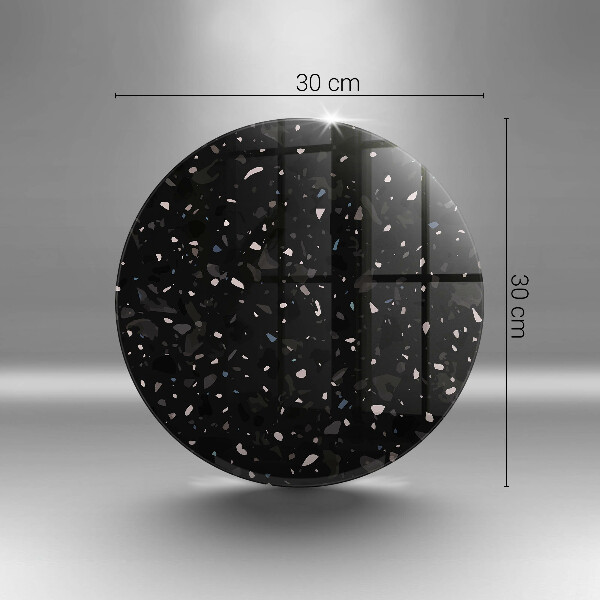 Kuchynská doska zo skla Tmavá kamenina