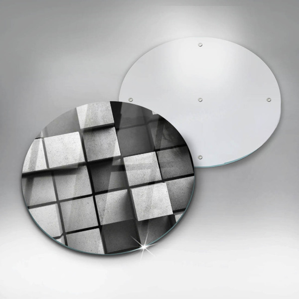 Kuchynská doska zo skla 3D geometria pozadia