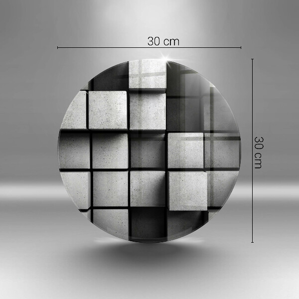 Kuchynská doska zo skla 3D geometria pozadia
