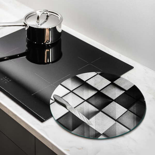 Kuchynská doska zo skla 3D geometria pozadia