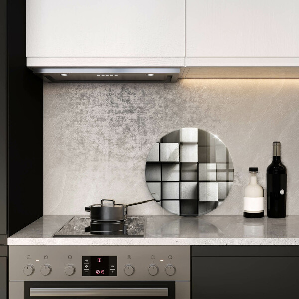 Kuchynská doska zo skla 3D geometria pozadia